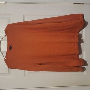 Westbound Woman Orange Knit Sweater 3X